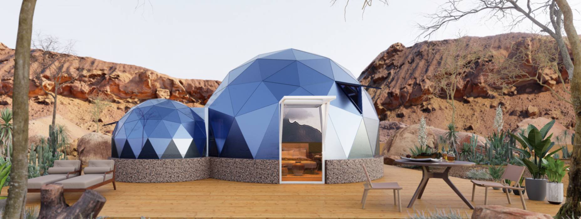 武城县球形智能光伏玻璃星空房